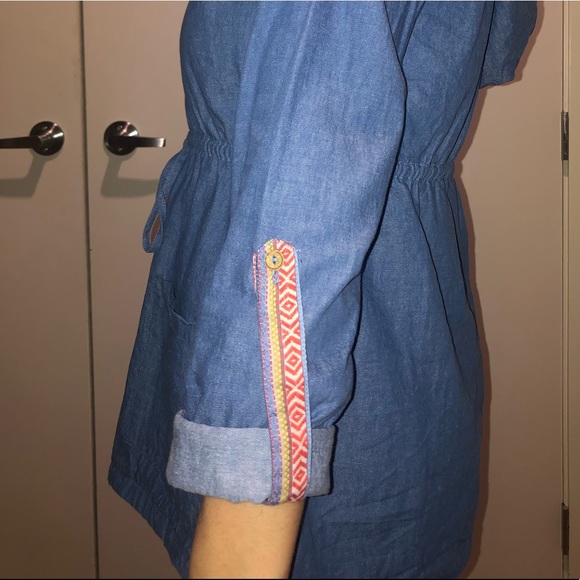 Light Denim Patterned Jacket - Picture 2 of 2